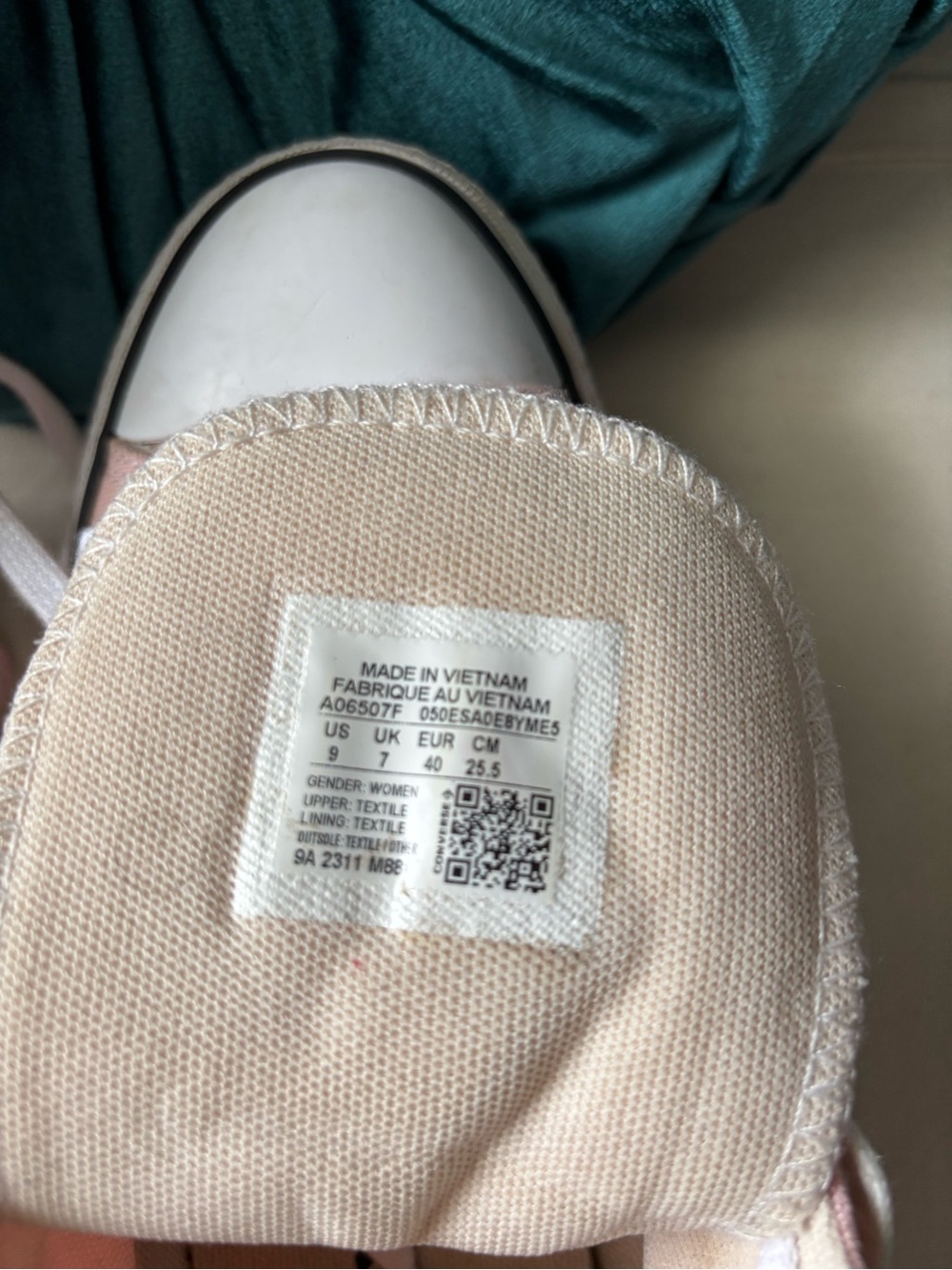 Converse High Top Sneakers in Light Pink Canvas - Picture 6 of 6